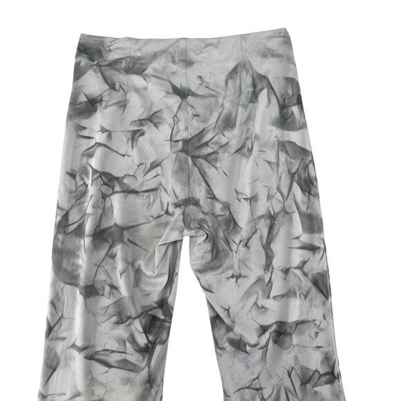 Halara Tie-Dye Yoga Flared High Waisted Pants Gray & Black Size Large - Picture 12 of 14